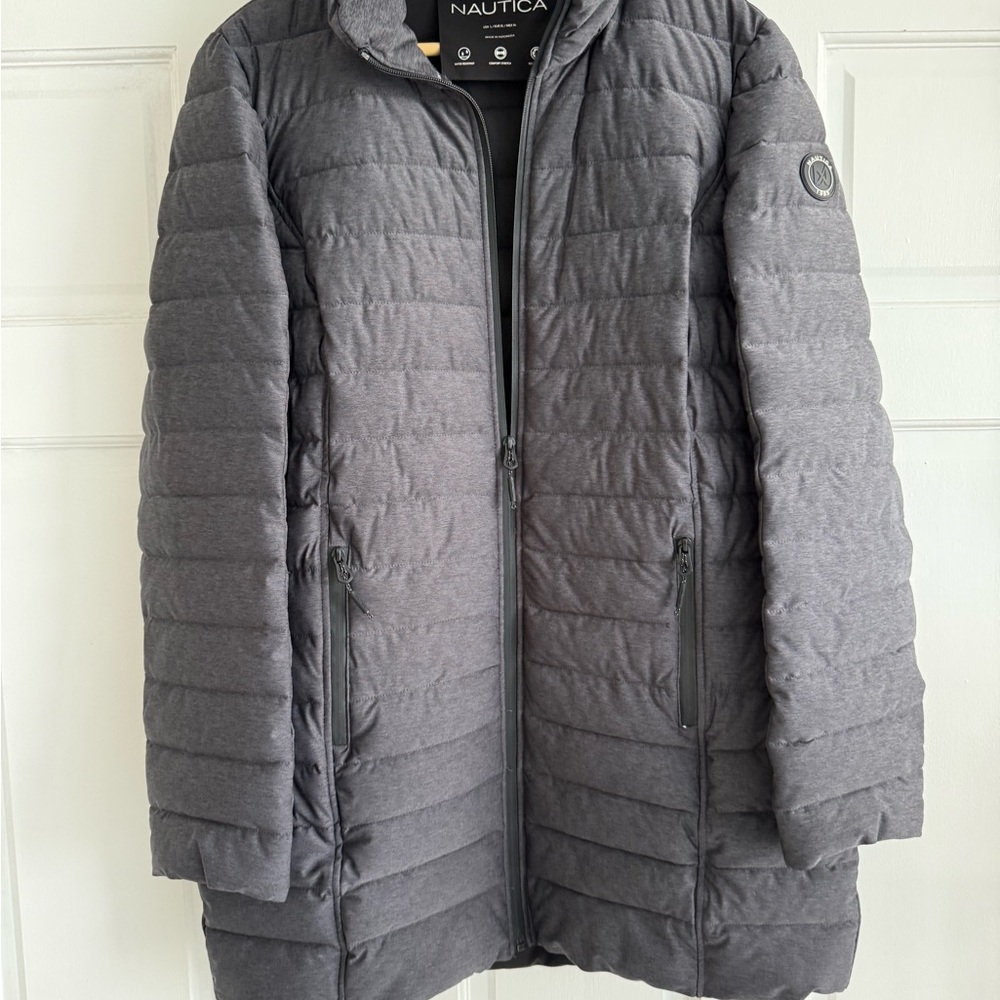 Nautica Unisex Charcoal Puffer Coat